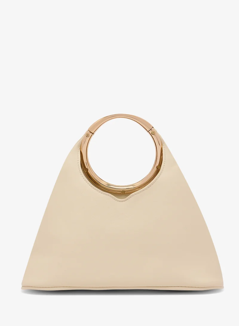 جلاموروس حقيبة يد بمقبض ذهبي